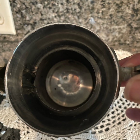 Middle Eastern Arabian
Brass Dallah Coffee Pot Arabic Islamic Silver Plate - Picture 6 of 8